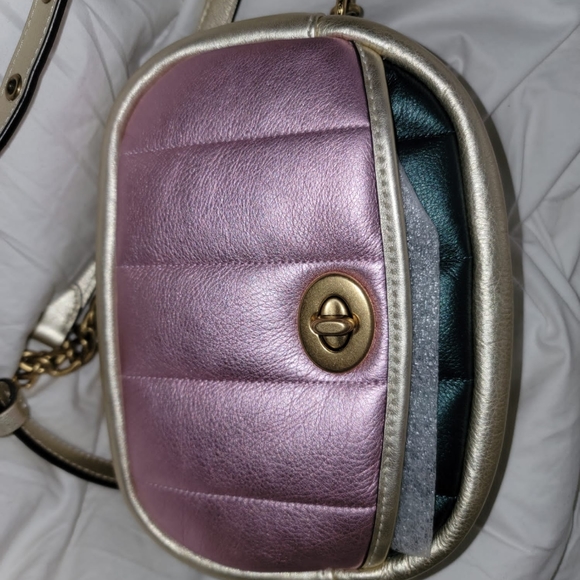 New Coach Colorblock Camera Bag - Picture 2 of 5